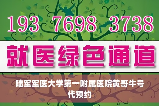 陆军军医大学第一附属医院黄哥牛号代预约