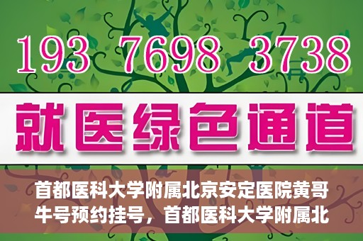 首都医科大学附属北京安定医院黄哥牛号预约挂号，首都医科大学附属北京安定医院黄哥牛号预约挂号指南