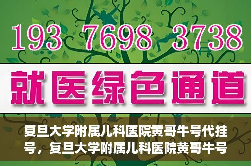 复旦大学附属儿科医院黄哥牛号代挂号，复旦大学附属儿科医院黄哥牛号代挂号解析，专业解读与挂号攻略