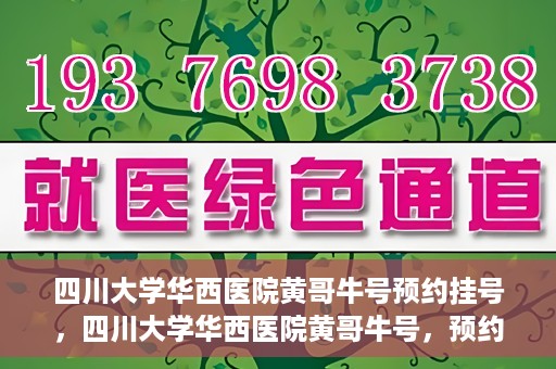 四川大学华西医院黄哥牛号预约挂号，四川大学华西医院黄哥牛号，预约挂号攻略与指南