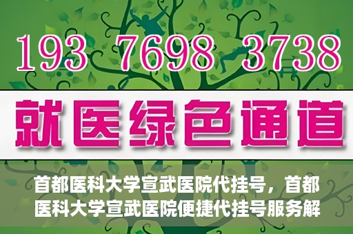 首都医科大学宣武医院代挂号，首都医科大学宣武医院便捷代挂号服务解析
