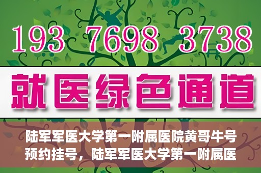 陆军军医大学第一附属医院黄哥牛号预约挂号，陆军军医大学第一附属医院黄哥牛号预约挂号指南，轻松挂号，健康无忧！