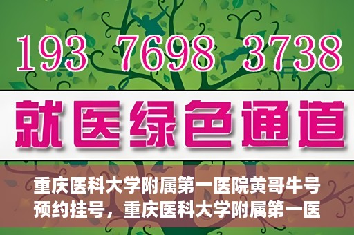 重庆医科大学附属第一医院黄哥牛号预约挂号，重庆医科大学附属第一医院黄哥牛号预约挂号攻略