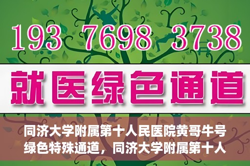 同济大学附属第十人民医院黄哥牛号绿色特殊通道，同济大学附属第十人民医院黄哥牛号，绿色特殊通道开启健康之门