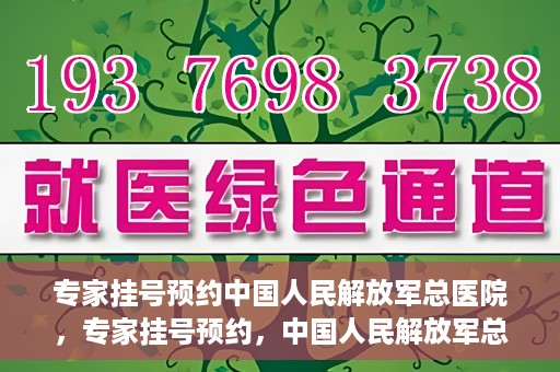 专家挂号预约中国人民解放军总医院，专家挂号预约，中国人民解放军总医院就医攻略