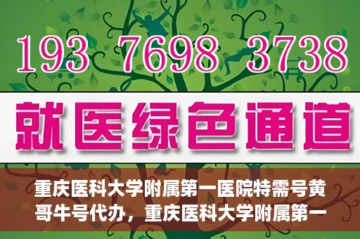 重庆医科大学附属第一医院特需号黄哥牛号代办，重庆医科大学附属第一医院特需号黄哥牛号代办服务解析