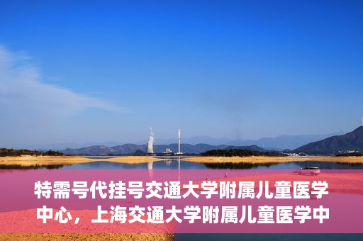 特需号代挂号交通大学附属儿童医学中心，上海交通大学附属儿童医学中心特需号代挂号服务详解