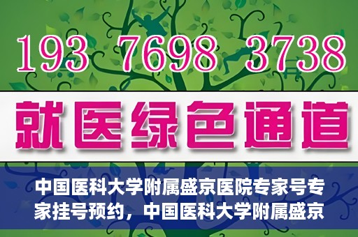 中国医科大学附属盛京医院专家号专家挂号预约，中国医科大学附属盛京医院专家号预约挂号攻略