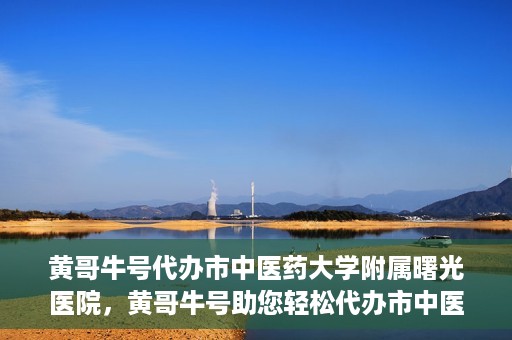 黄哥牛号代办市中医药大学附属曙光医院，黄哥牛号助您轻松代办市中医药大学附属曙光医院事务