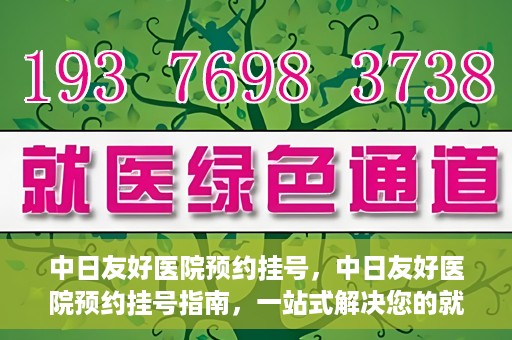 中日友好医院预约挂号，中日友好医院预约挂号指南，一站式解决您的就医预约难题