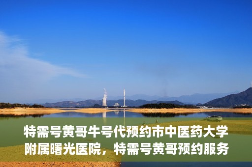 特需号黄哥牛号代预约市中医药大学附属曙光医院，特需号黄哥预约服务启动，助力市中医药大学附属曙光医院挂号就医体验升级