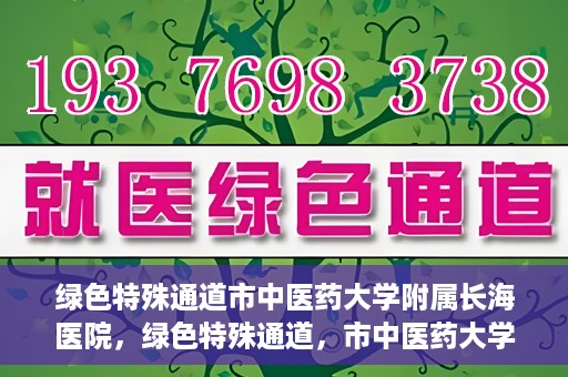 绿色特殊通道市中医药大学附属长海医院，绿色特殊通道，市中医药大学附属长海医院的探索与实践